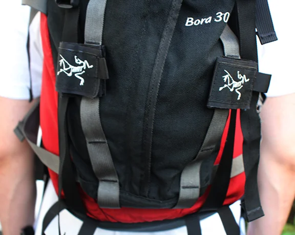 Vintage Arc'Teryx Bora 30 Technical Black / Red Backpack